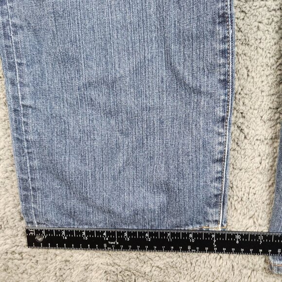 Lucky Brand Jeans 34x32 Blue Classic Fit Denim Distressed Vintage Baggy Y2K 90's - Picture 6 of 12